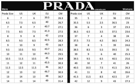 prada size chart clothes|prada shoe size conversion chart.